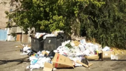 4-րդ Մասիվի 107 մանկապարտեզի հարակից տարածք. աղբի կույտեր ու գարշահոտություն