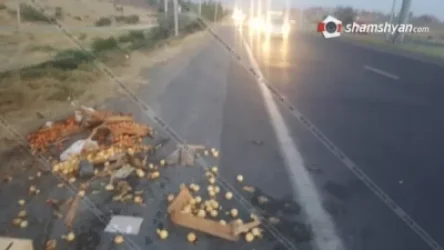 Երևան-Աշտարակ ավտոճանապարհին վրաերթի են ենթարկել ծիրանի առևտրով զբաղվողին. նա հոսպիտալացվել է