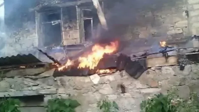 Տավուշի մարզում ամբողջությամբ այրվել է երկհարկանի տան որոշ հատվածը