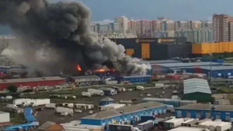 Հրդեհ՝ Կրասնոյարսկի շուկաներից մեկում