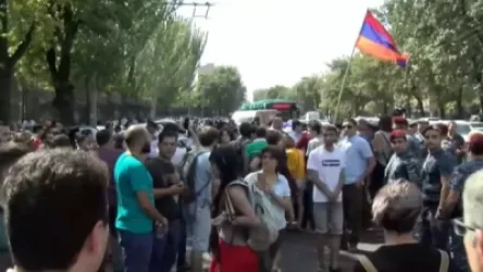 ԱԺ այգու դիմաց իրականացվող ակցիայի մասնակիցներից 5-ին բերման են ենթարկել