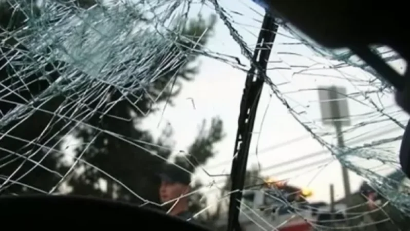 Toyota Prado-ն դուրս է եկել Էջմիածին-Մարգարա ճանապարհի երթևեկելի հատվածից և կողաշրջվել, կա տուժած