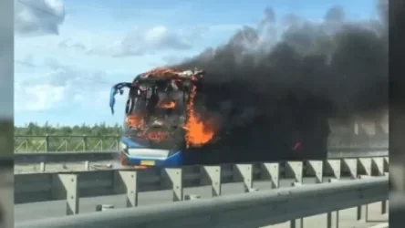 Սանկտ Պետերբուրգում ավտոբուսում ընթացքի ժամանակ հրդեհ է բռնկվել