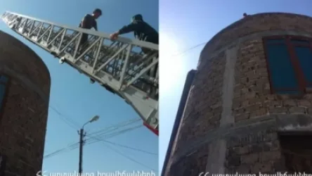 Հրազդանում փրկարարները խանութի տանիքից իջեցրել են 12-ամյա երեխային