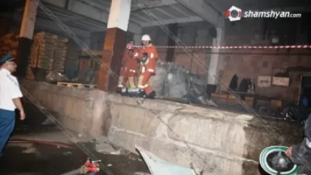 Խոշոր հրդեհ «Ձյունիկ սառնարան» ՍՊԸ-ում. դեպքի վայրում էր նախարար Ցոլակյանը