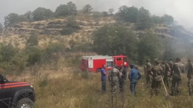 Նորաշենիկ գյուղում հրդեհի ընդհանուր մակերեսը կազմում է 70 հա. հրդեհաշիջման աշխատանքները շարունակվում են