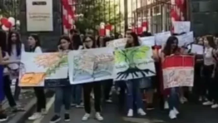 Դասադուլ ՀՊՏՀ-ի դիմաց