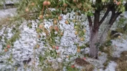 Ուժգին կարկուտ Հրազդանում