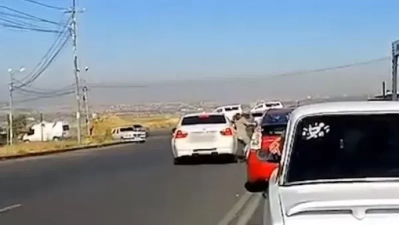 Video: The ‘BMW’ that hit a pedestrian after swerving has been identified