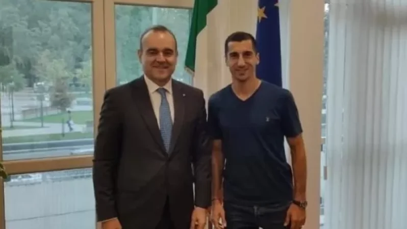 Հենրիխ Մխիթարյանն այսօր հանդիպել է ՀՀ-ում Իտալիայի դեսպանի հետ