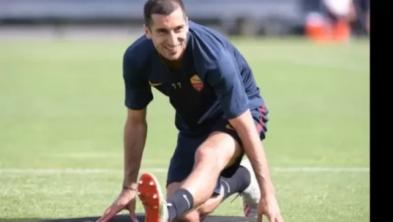 PHOTOS: Mkhitaryan’s First Training Session with Roma
