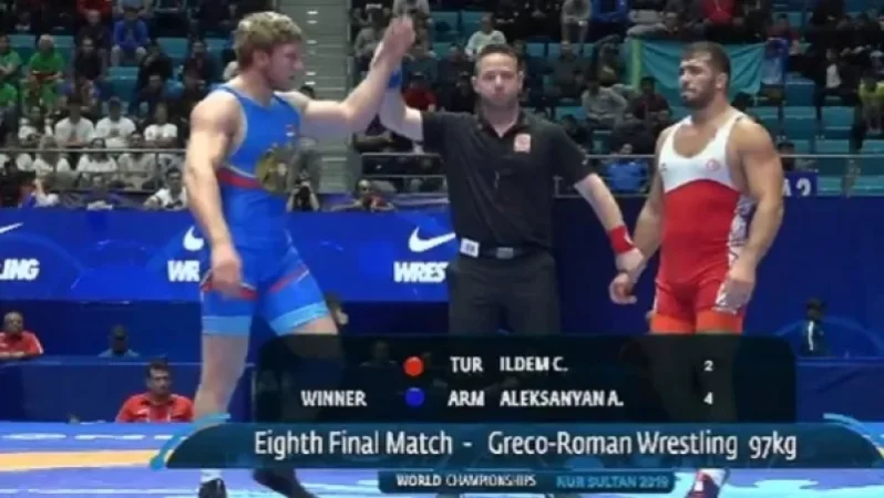 Արթուր Ալեքսանյանը 4:2 հաշվով հաղթեց թուրք ըմբիշին