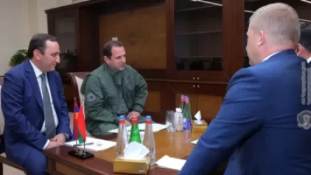 Տեղի է ունեցել Դավիթ Տոնոյանի և Բելառուսի պաշտպանության նախարարի օգնականի հանդիպումը