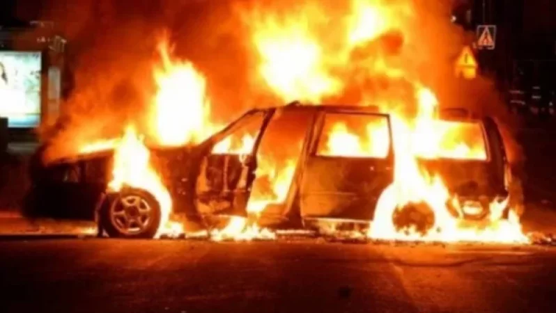 Ավտոմեքենան ամբողջությամբ այրվել է