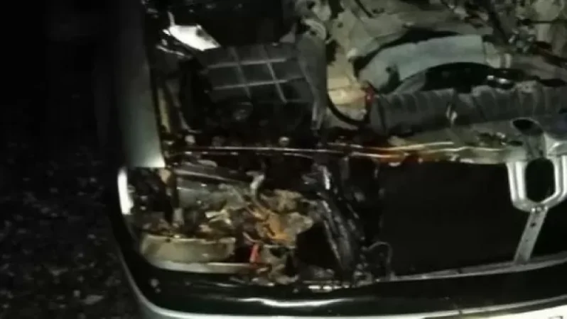 Գիշերը Մասիս քաղաքում ավտոմեքենա է այրվել