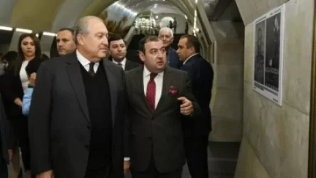 Սարգսյանը մետրոյում ներկա է գտնվել Կոմիտասի 150-ամյակին նվիրված միջոցառմանը