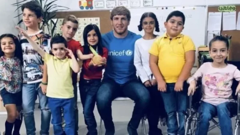 Arthur Aleksanyan Becomes a UNICEF Goodwill Ambassador