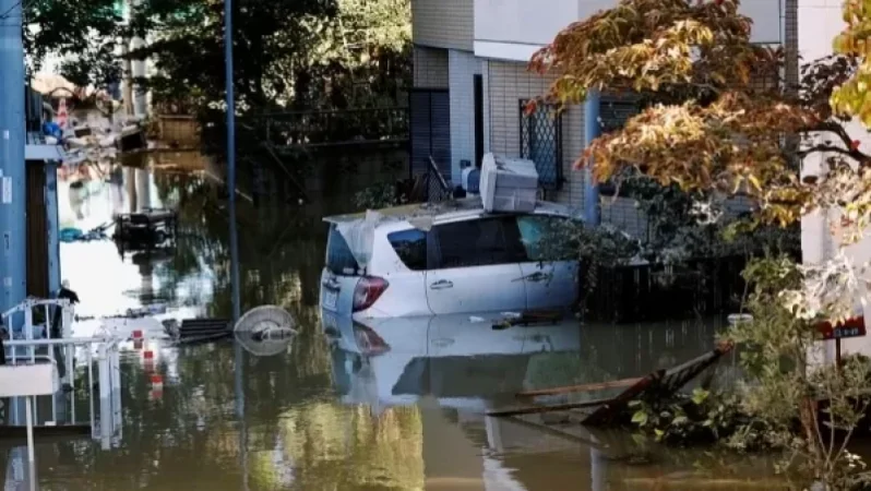 Photos: Aftermath of Typhoon Hagibis in Japan