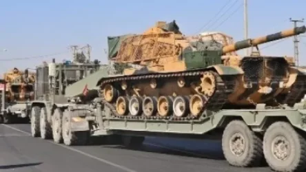 Թուրքական տանկերը ևզրահամեքենաները Սիրիայում ամրացրել են ճաղերով