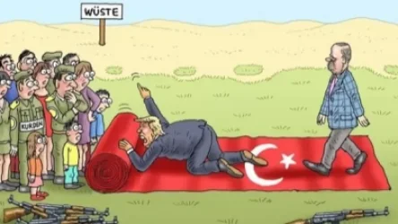 Գերմանական մամուլը ծաղրանկարում պատկերել է Սիրիայի հյուսիսում ստեղծված իրավիճակը