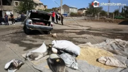 ՏԵՍԱՆՅՈՒԹ․ Արտակարգ դեպք Արմավիրում. գարիով բարձված Волга-ում հրդեհ է բռնկվել