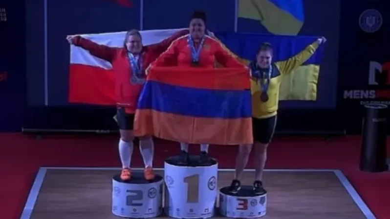 Արփինե Դալալյանը՝ ծանրամարտի Մ20 Եվրոպայի առաջնության հաղթող