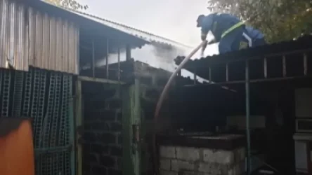 Տներից մեկին կից խորդանոցում հրդեհ է բռնկվել. տեղում են հրշեջ-փրկարարները