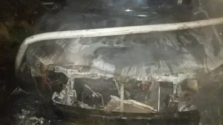 Աբովյանում ավտոմեքենա է այրվել