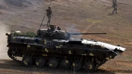 Տանկերով և զրահամեքենաներով հակահարձակողական զորավարժություն Արցախում