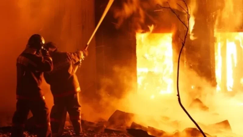 Վերին Արտաշատ գյուղում հրդեհ է բռնկվել