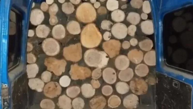 Փայտ տեղափոխող մեքենայի վարորդը իրավապների հրահանգներին չի հետևել և դիմել է փախուստի. ՔԿ