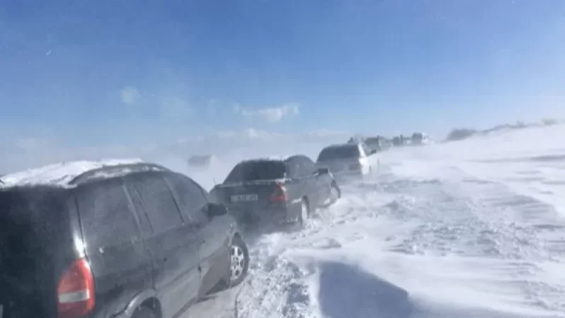 As of 19:29, the Aparan-Talin road is impassable, snow and fog in the regions