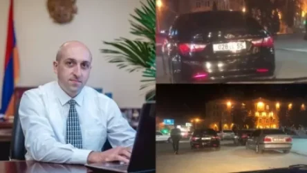 ԼՈՒՍԱՆԿԱՐՆԵՐ. ՃՈ աշխատակիցները տուգանել են Լոռու մարզպետին` մեքենան սխալ տեղում կայանելու համար