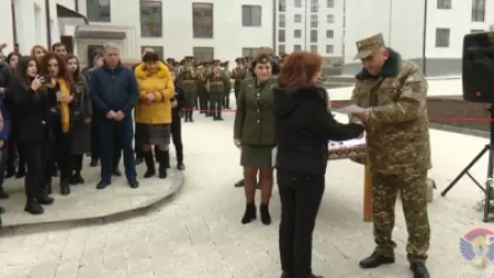 Արցախի ՊԲ զինծառայողներն ու պահեստազորայինները 44 նոր բնակարան են ստացել