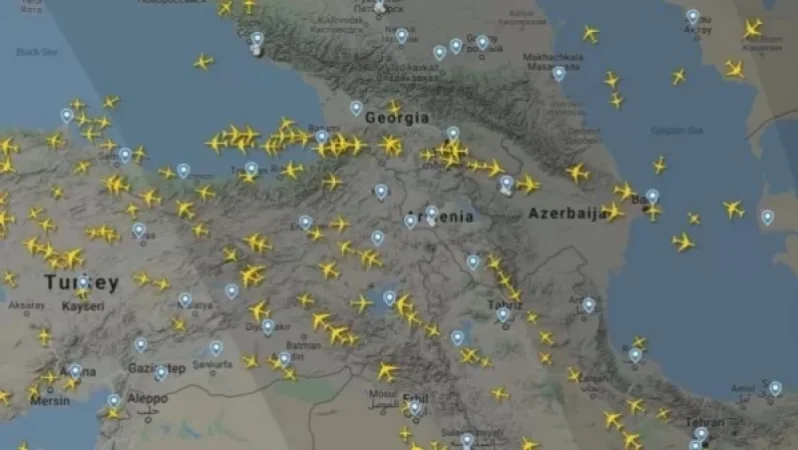 Իրանի փոխարեն սկսել են օգտվել Վրաստանի օդային տարածքից