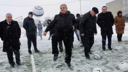 Գեղարքունիքի 5 բնակավայրերում ֆուտբոլի խաղադաշտեր են բացվել. մարզում է ՀՖՖ նախագահը