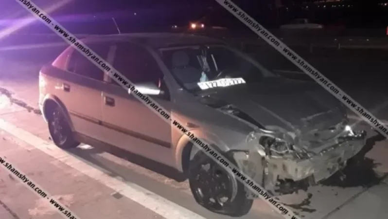 Վարորդը ոչ սթափ վիճակում դուրս է եկել ճանապարհի երթևեկելի գոտուց և բախվել արգելապատնեշին