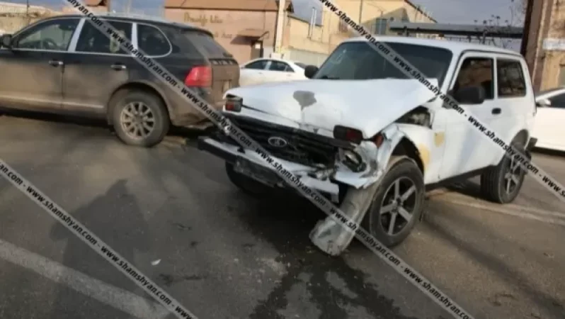 Porsche Cayenne-ը և Նիվան բախվել են իրար