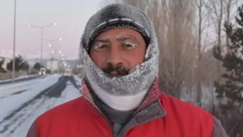 Կարսում սաստիկ ցրտի հետևանքով քաղաքացին վերածվել է «ձնեմարդու»