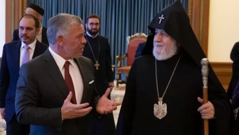 ԼՈՒՍԱՆԿԱՐՆԵՐ. Կաթողիկոսն ընդունել է Հորդանանի թագավոր Աբդալլահ Երկրորդին