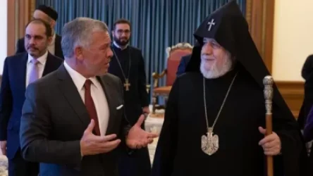 ԼՈՒՍԱՆԿԱՐՆԵՐ. Կաթողիկոսն ընդունել է Հորդանանի թագավոր Աբդալլահ Երկրորդին