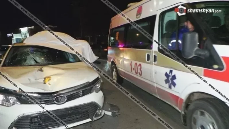 Ողբերգական դեպք Երևանում. վրաերթի ենթարկվածներից մեկին հայտնաբերել են մեքենայի տանիքին