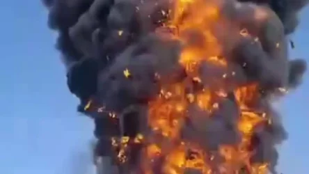 ՏԵՍԱՆՅՈՒԹ․ Հզոր հրդեհ՝ ՌԴ-ում․ բազմահարկ շենքն ամբողջությամբ այրվել է