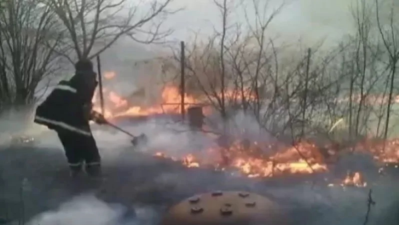 Մետաղագործների փողոցում  խոշոր հրդեհ է բռնկվել