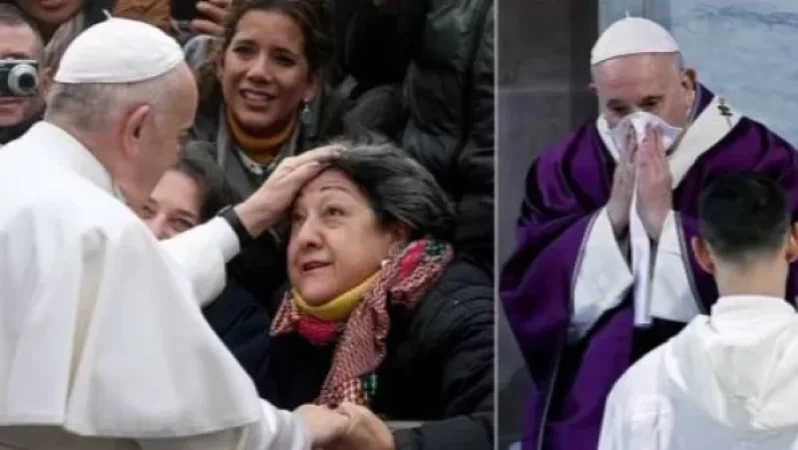 Հռոմի Պապը հազի և գրիպի նշաններ է ունեցել կորոնավիրուսով վարակվածների հետ շփումից հետո