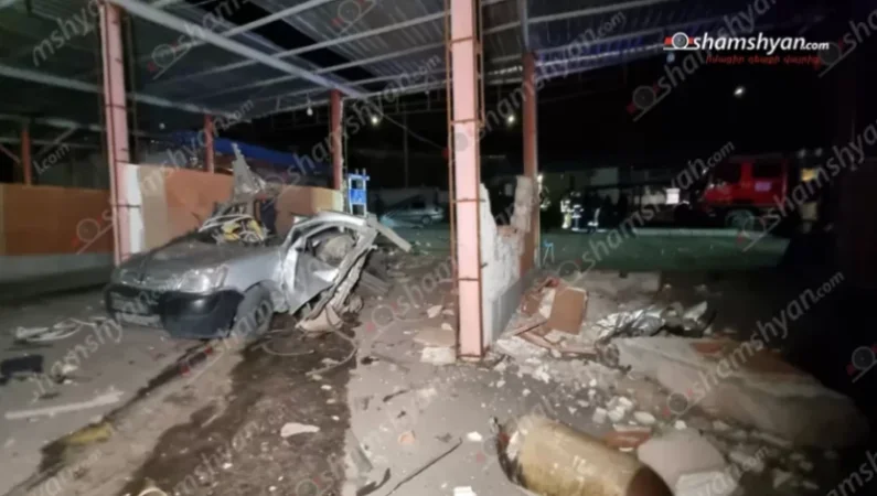 Խոշոր պայթյուն և փլուզում՝ Քանաքեռավանի գազալցակայանում․ աշխատակիցը մի քանի մետր շպրտվել է. նրա վիճակը ծայրահեղ ծանր է