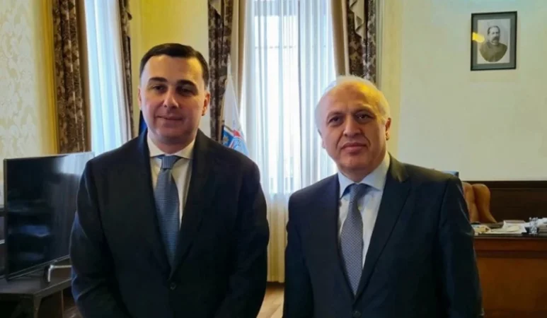 Վրաստանում ՀՀ դեսպանը Թբիլիսիի սակրեբուլոյի նախագահի հետ քննարկել է մշակույթի ոլորտին վերաբերող հարցեր