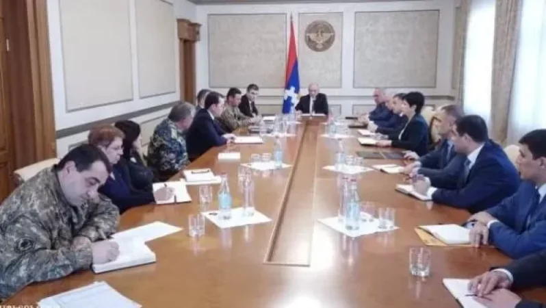 Արցախի նախագահի մոտ քննարկվել են կորոնավիրուսի դեմ պայքարի աշխատանքները