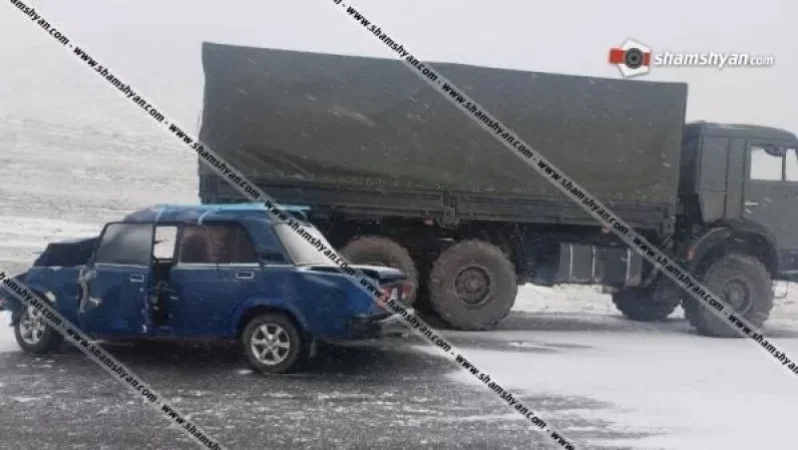Խոշոր ավտովթար Սյունիքի մարզում. բախվել են ՀՀ ՊՆ «Կամազ»-ն ու «07»-ը. Shamshyan
