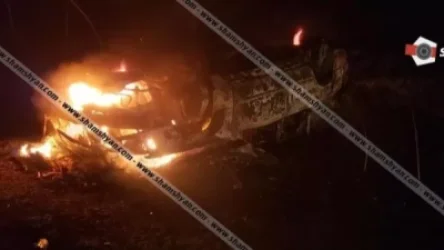 Խոշոր ավտովթար-հրդեհ Կոտայքի մարզում